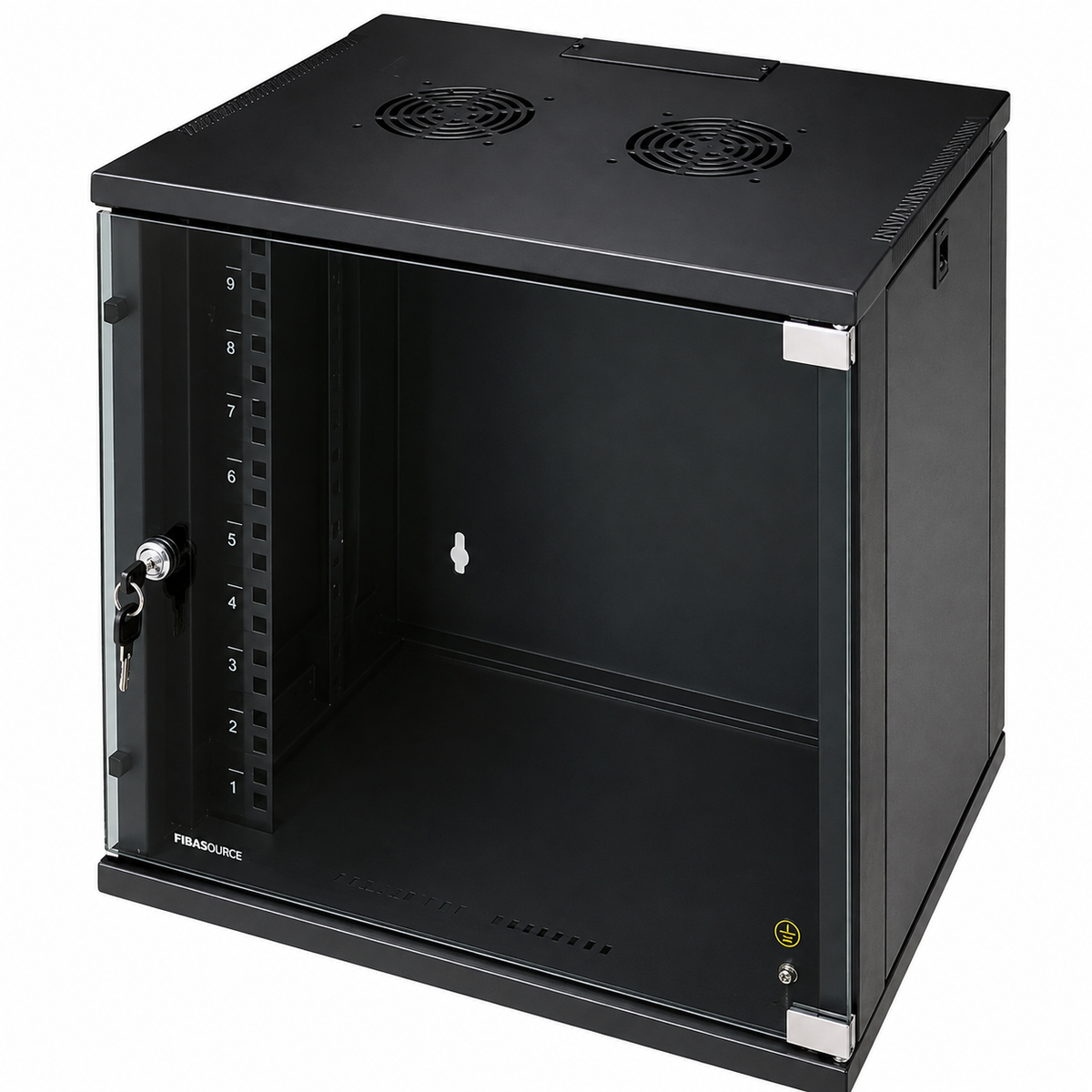 WM-C Single Section Wall Mount Network Cabinet | 19-Inch Rack Enclosure
