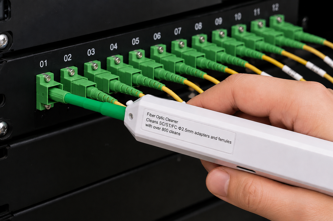 Why Clean Fibre Connectors? The Case for One-Click Cleaners