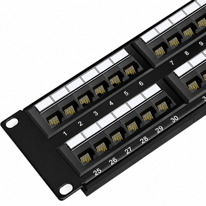 48 Port Cat6 Patch Panel FIBAsource