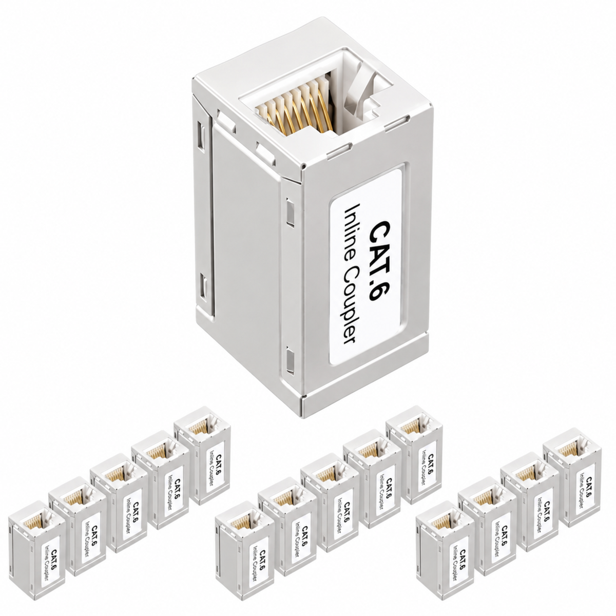 15 pack RJ45 Coupler Shielded Inline Adapter