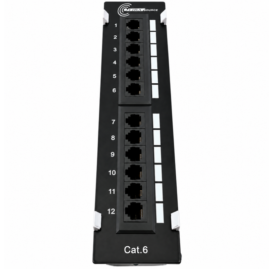 FIBAsource 12 port Cat6 Patch Panel