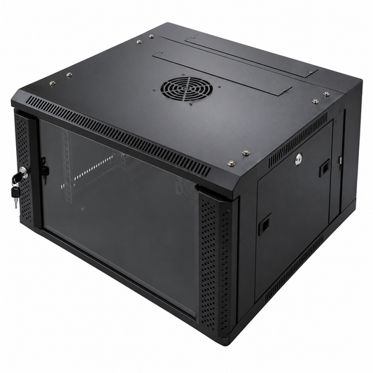 DS-B Double Section Wall-Mounted Network Cabinet – 19-Inch Server Rack Enclosure