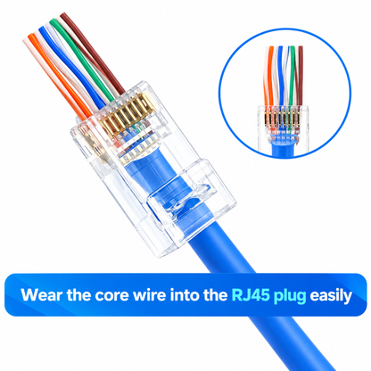 RJ45 Connector CAT6, Cat5E/Cat5 20 Pack