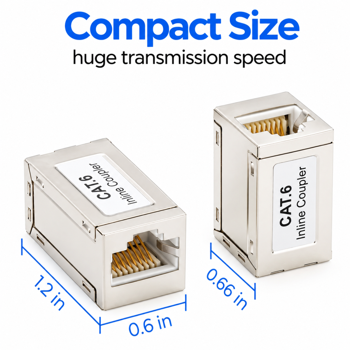 15 pack RJ45 Coupler Shielded Inline Adapter