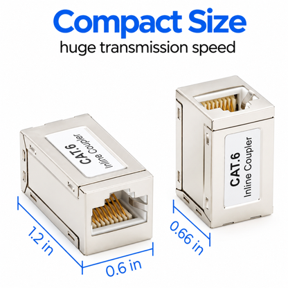 15 pack RJ45 Coupler Shielded Inline Adapter