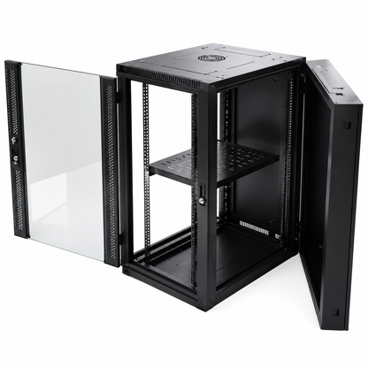 DS-B Double Section Wall-Mounted Network Cabinet – 19-Inch Server Rack Enclosure