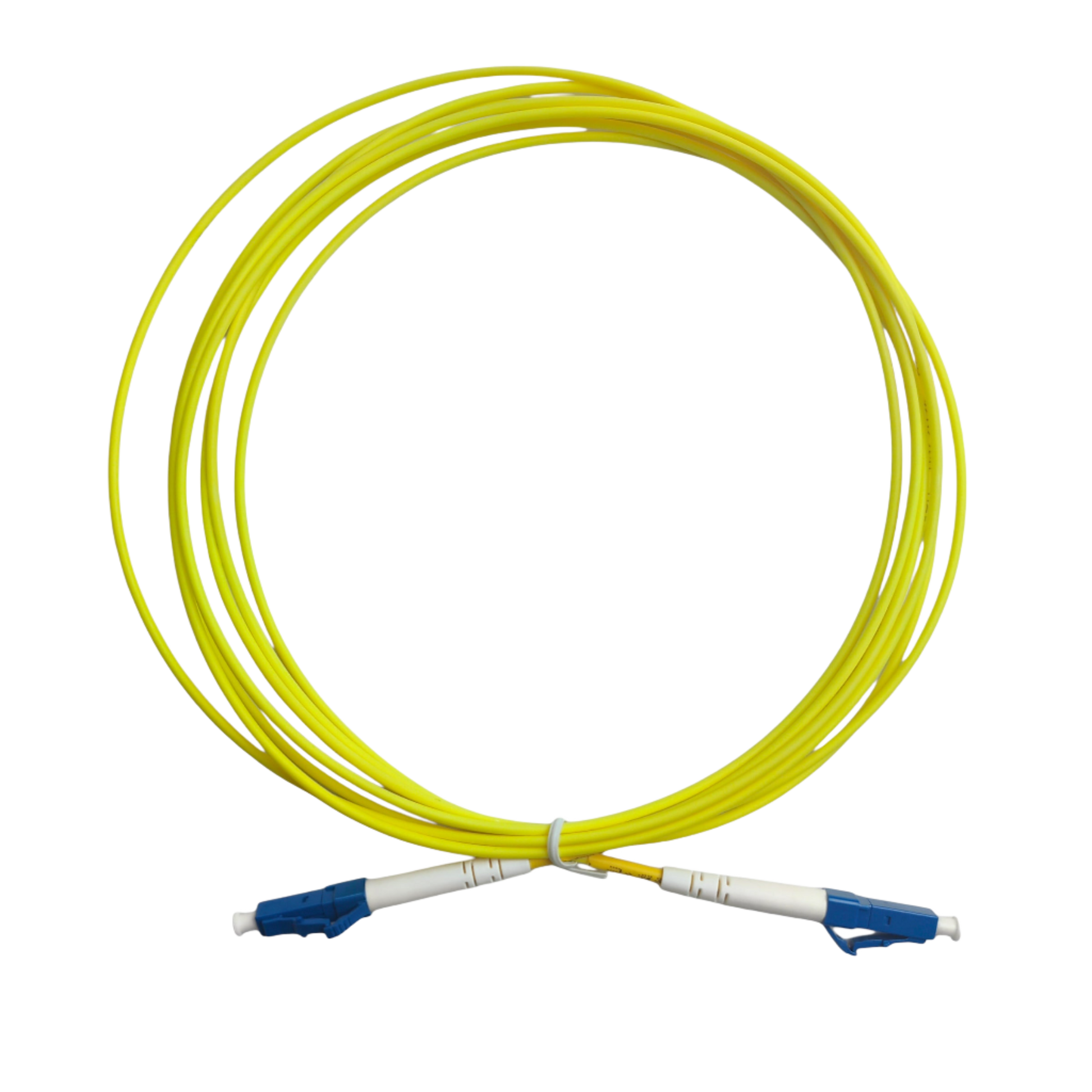 3m lc - lc single mode simplex Fibre Optic Patch Cord for efficient data transmission, available in multiple lengths at FIBAsource