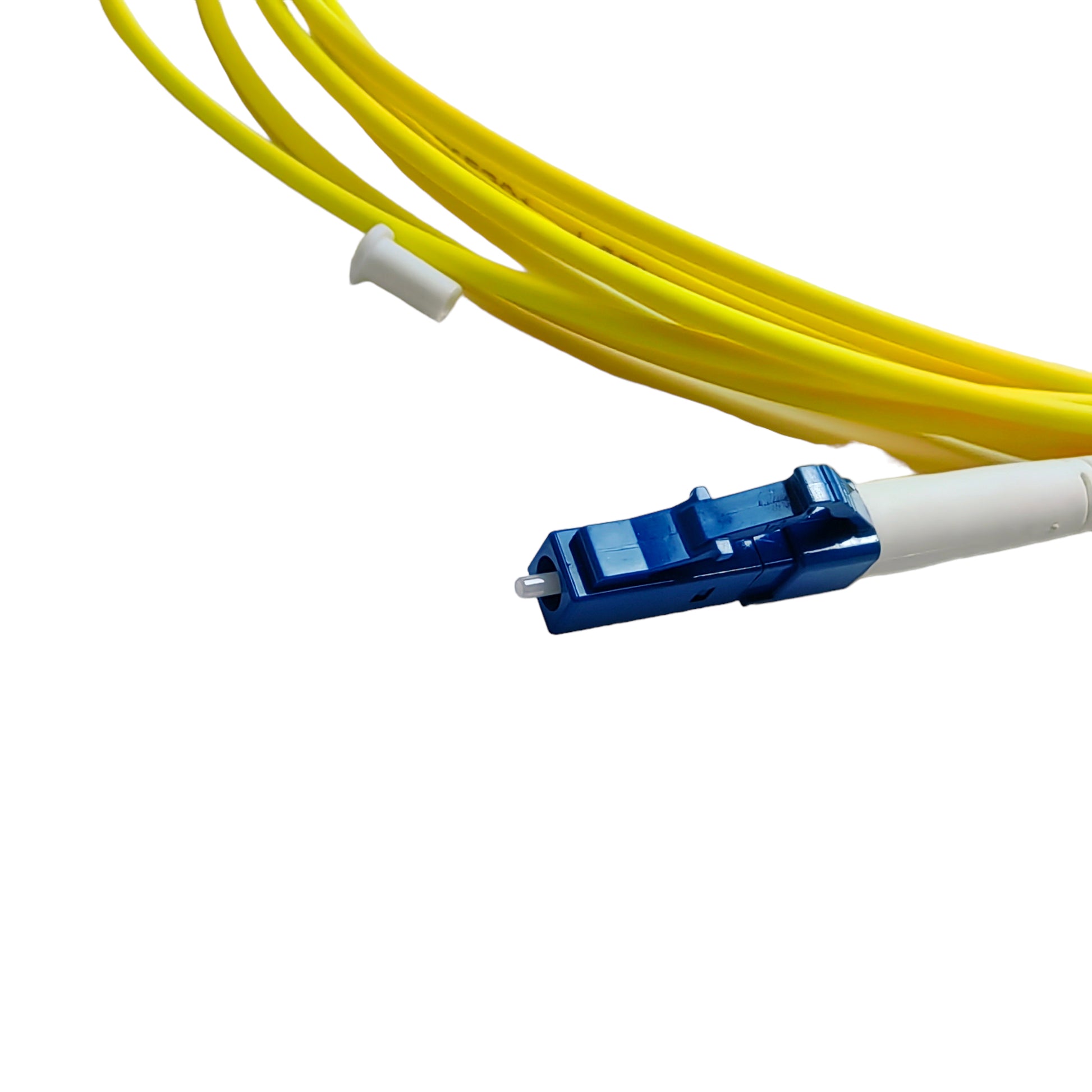 3m lc - lc single mode simplex Fibre Optic Patch Cord for efficient data transmission, available in multiple lengths at FIBAsource