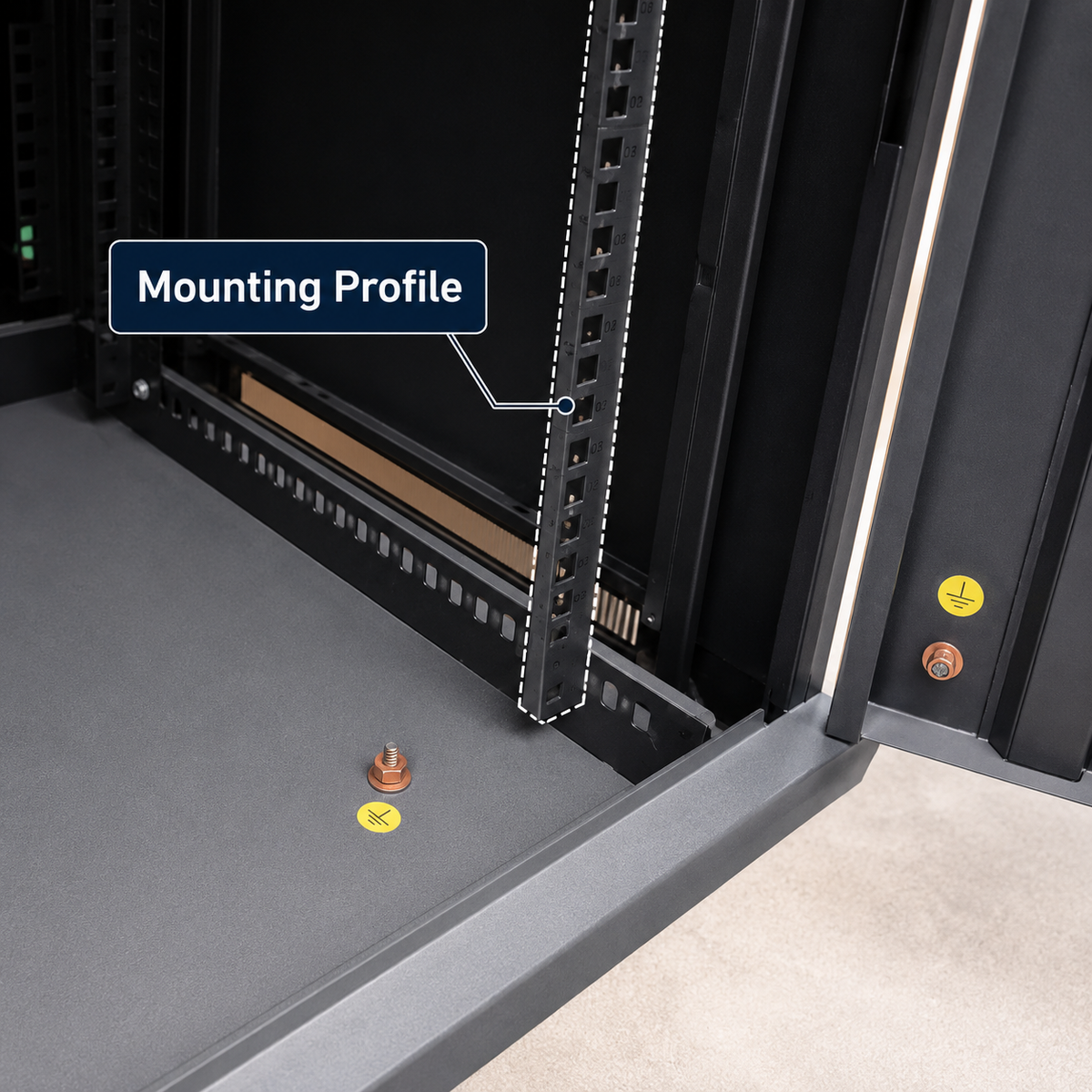 WM-A Single Section Wall Mount Network Cabinet | Server Rack Enclosure
