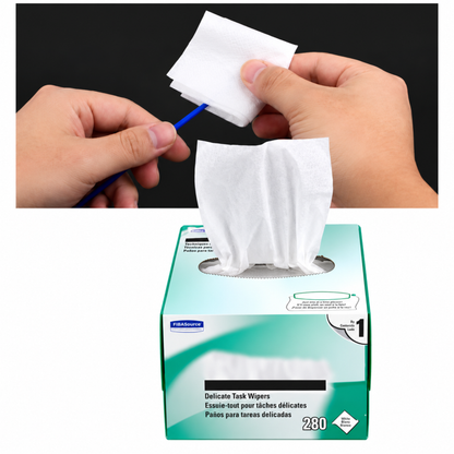 280pcs/box Fibre Cleaning Dust Free Delicate Task Wipes