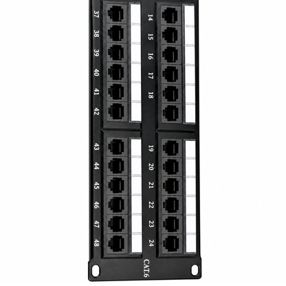 48 Port Cat6 Patch Panel FIBAsource