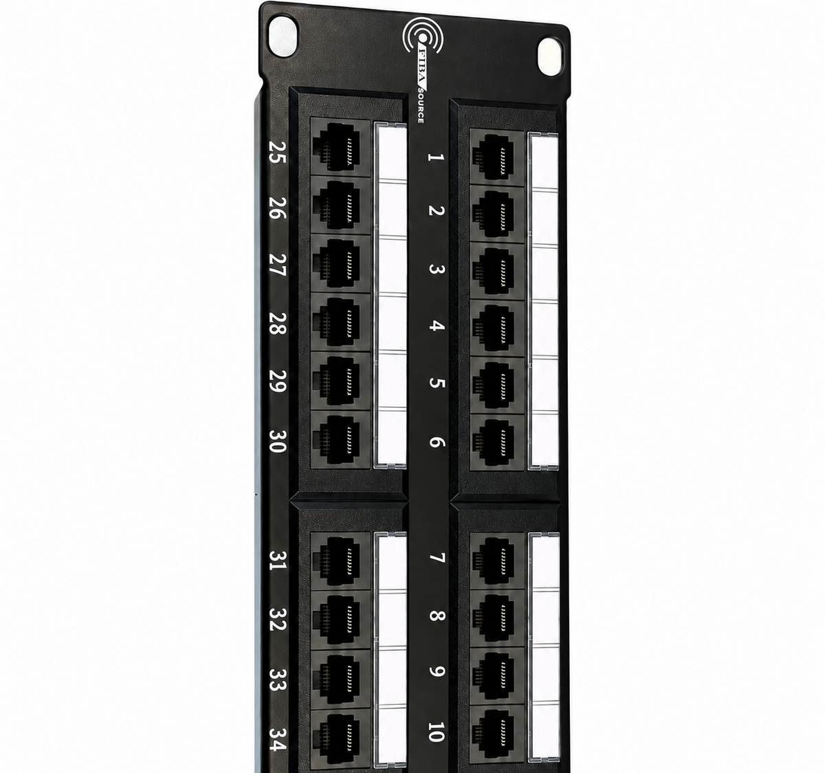 48 Port Cat6 Patch Panel FIBAsource