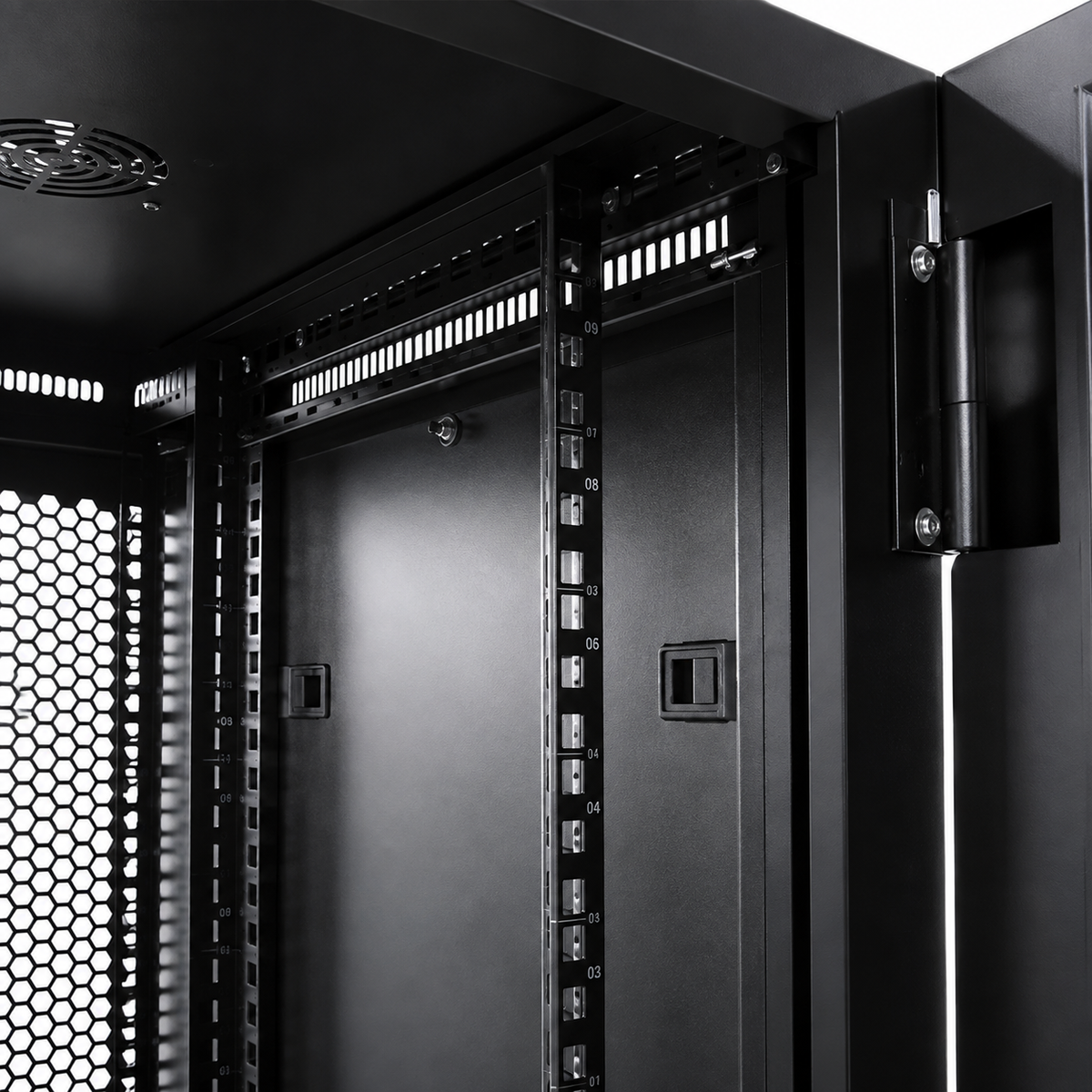 DS-B Double Section Wall-Mounted Network Cabinet – 19-Inch Server Rack Enclosure
