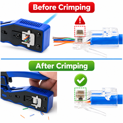 RJ45 Connector CAT6, Cat5E/Cat5 20 Pack