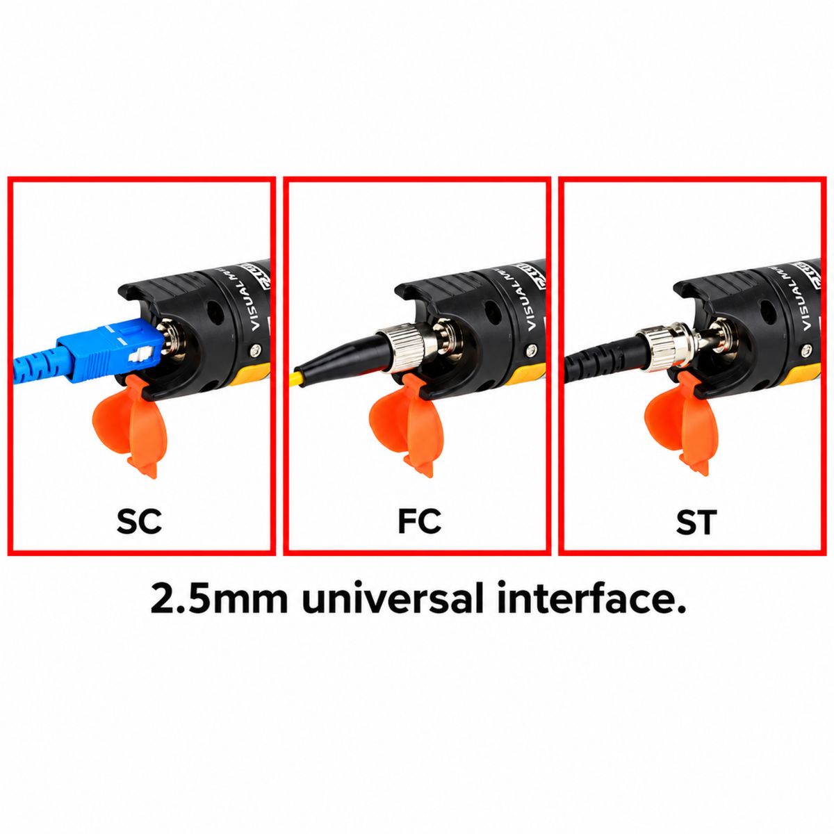 30KM Visual Fault Locator and Universal Connector