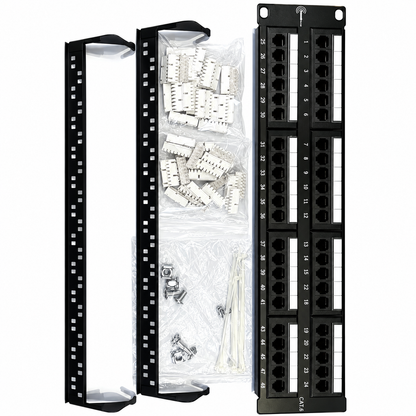 48 Port Cat6 Patch Panel FIBAsource