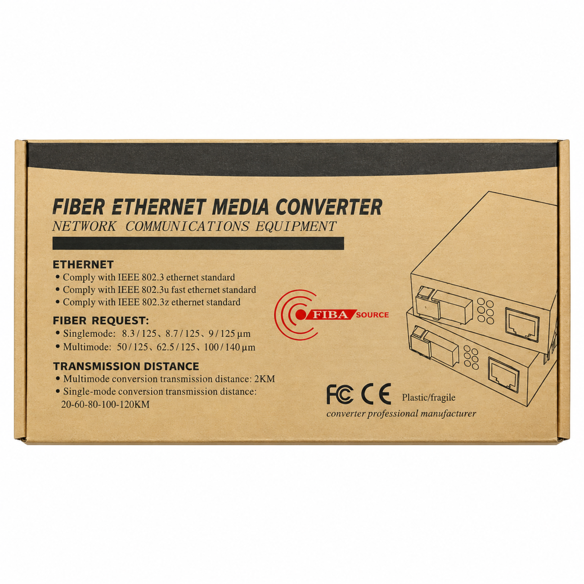 SFP Ethernet Media Converter with POE Function