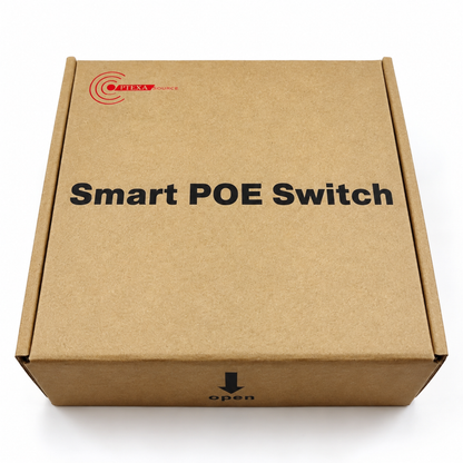 5 Port Smart POE Switch, 10/100/1000, BT04G-4+1GE