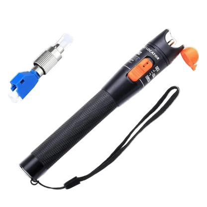 10mW Visual Fault Locator for identifying breaks and bends in fibre optic cables, available at FIBAsource.