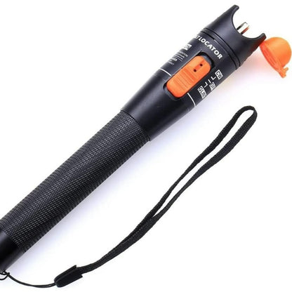 10mW Visual Fault Locator for identifying breaks and bends in fibre optic cables, available at FIBAsource. Solo
