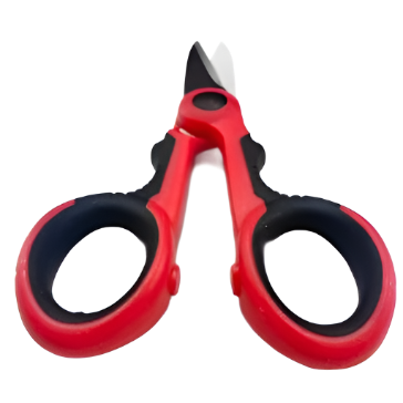 Kevlar Scissors for cutting tough Kevlar fibres in fibre optic cables, available at FIBAsource. 1