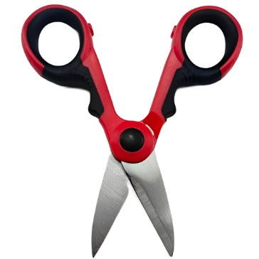 Kevlar Scissors for cutting tough Kevlar fibres in fibre optic cables, available at FIBAsource. 2